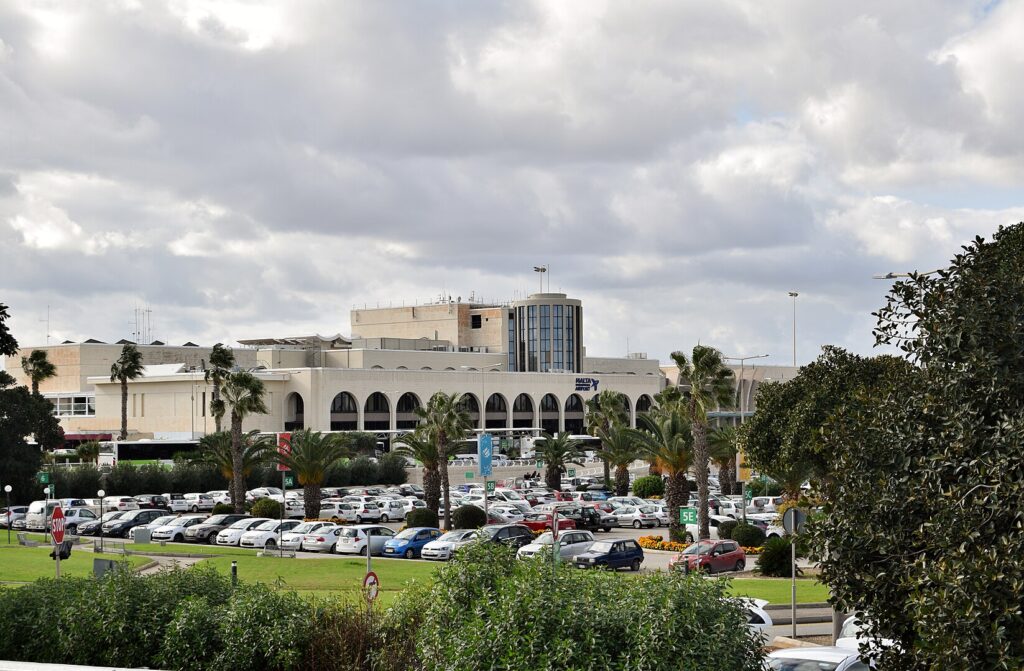 Image of the malta international airport