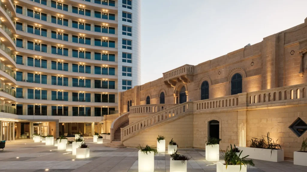 Hyatt Regency St. Julians, Malta – venue for BRMI AI for Biorisk Management Workshop